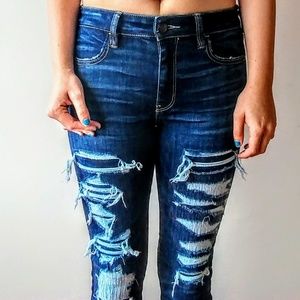 AMERICAN EAGLE SKINNY JEGGINGS (next level)